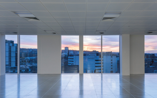 The flexible floorplates are column free, and the floor to ceiling height glazing allows the occupier to enjoy spectacular views across the city.
